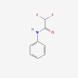 molecular formula C8H7F2NO B14751930 2,2-difluoro-N-phenylacetamide CAS No. 404-17-1