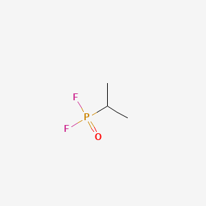 molecular formula C3H7F2PO<br>C3H7F2OP B14751979 Isopropylphosphonyl difluoride CAS No. 677-42-9