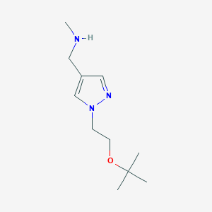 ({1-[2-(tert-butoxy)ethyl]-1H-pyrazol-4-yl}methyl)(methyl)amine