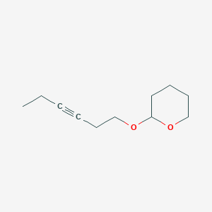 molecular formula C11H18O2 B147520 2-(3-Hexynyloxy)tetrahydro-2H-pyran CAS No. 70482-82-5