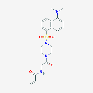 molecular formula C21H26N4O4S B14752003 TG2-IN-3h 