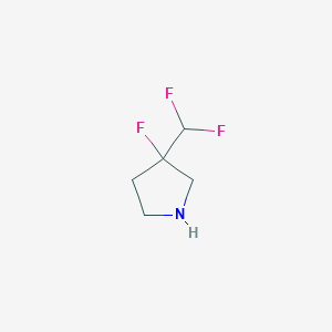 3-(Difluoromethyl)-3-fluoropyrrolidine