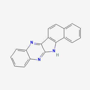 molecular formula C18H11N3 B14752021 13H-Benz[6,7]indolo[2,3-b]quinoxaline CAS No. 239-89-4