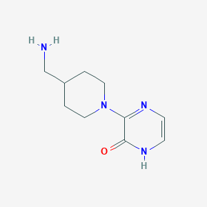 3-(4-(aminomethyl)piperidin-1-yl)pyrazin-2(1H)-one