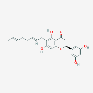 molecular formula C25H28O6 B14752145 Schizolaenone C 