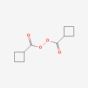 molecular formula C10H14O4 B14752158 Cyclobutanecarbonyl cyclobutanecarboperoxoate CAS No. 1607-27-8