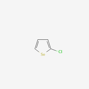 molecular formula C4H3ClSe B14752189 Selenophene, 2-chloro- CAS No. 1449-67-8