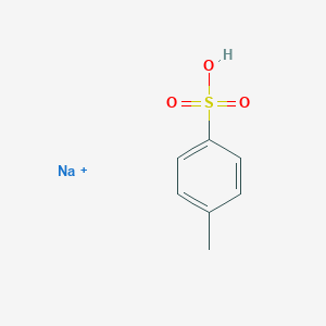 molecular formula C7H8NaO3S+ B147522 对甲苯磺酸钠 CAS No. 657-84-1
