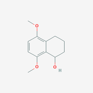 molecular formula C12H16O3 B14752203 5,8-Dimethoxy-1,2,3,4-tetrahydronaphthalen-1-ol CAS No. 4676-60-2