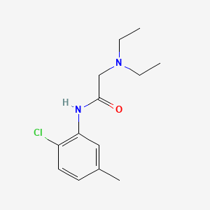 molecular formula C13H19ClN2O B14752239 N-(2-Chloro-5-methylphenyl)-2-(diethylamino)acetamide CAS No. 3213-20-5