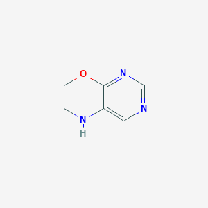 molecular formula C6H5N3O B14752290 5H-Pyrimido[4,5-b][1,4]oxazine CAS No. 255-12-9
