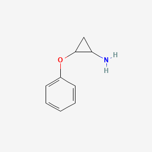 molecular formula C9H11NO B14752333 2-Phenoxycyclopropan-1-amine CAS No. 1126-87-0
