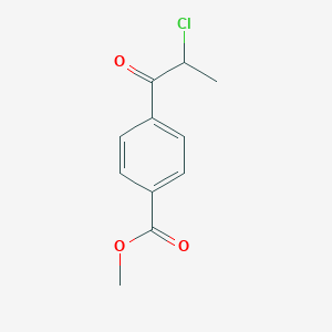 molecular formula C11H11ClO3 B14752504 Methyl 4-(2-chloropropanoyl)benzoate 