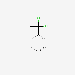 molecular formula C8H8Cl2 B14752536 Benzene, (1,1-dichloroethyl)- CAS No. 3141-41-1