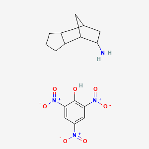 molecular formula C16H20N4O7 B14752556 tricyclo[5.2.1.02,6]decan-8-amine;2,4,6-trinitrophenol CAS No. 1052-60-4