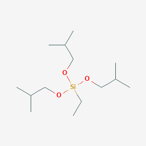 molecular formula C14H32O3Si B14752583 Ethyltris(2-methylpropoxy)silane CAS No. 4723-62-0