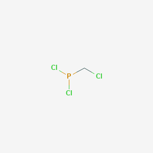 molecular formula CH2Cl3P B14752622 Phosphonous dichloride, (chloromethyl)- CAS No. 2155-78-4