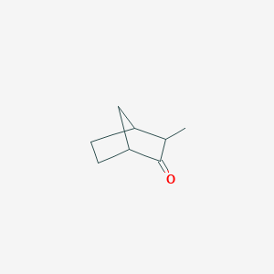 molecular formula C8H12O B14752670 Bicyclo[2.2.1]heptan-2-one, 3-methyl- CAS No. 643-51-6