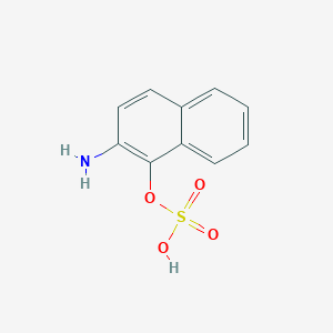 molecular formula C10H9NO4S B14752698 2-Amino-1-naphthyl hydrogen sulfate CAS No. 605-92-5