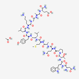 molecular formula C76H117N19O22S B14752745 Spexin acetate 