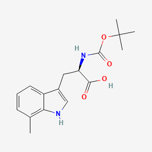 molecular formula C17H22N2O4 B14752778 Boc-7-Methyl-D-Tryptophan 