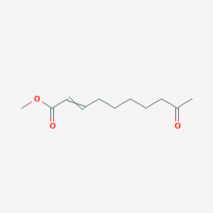 molecular formula C11H18O3 B14752789 Methyl 9-oxodec-2-enoate CAS No. 1189-64-6
