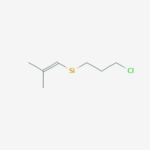 molecular formula C7H13ClSi B14752810 3-Chloropropyldimethylvinylsilane 