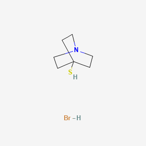 molecular formula C7H14BrNS B1475286 Quinuclidine-4-thiol hydrobromide CAS No. 224296-91-7
