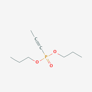 molecular formula C9H17O3P B14752861 Dipropyl prop-1-yn-1-ylphosphonate CAS No. 3201-78-3
