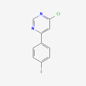 molecular formula C10H6ClIN2 B1475287 4-Chloro-6-(4-iodophenyl)pyrimidine CAS No. 1184850-59-6