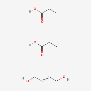 molecular formula C10H20O6 B14752922 But-2-ene-1,4-diol;propanoic acid CAS No. 1572-83-4