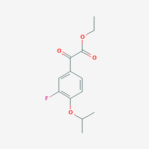 Ethyl 2-(3-fluoro-4-isopropoxyphenyl)-2-oxoacetate