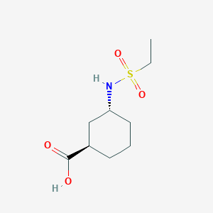 trans 3-Ethanesulfonylamino-cyclohexanecarboxylic acid