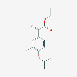 Ethyl 2-(4-isopropoxy-3-methylphenyl)-2-oxoacetate