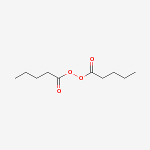 molecular formula C10H18O4 B14753003 Pentanoyl pentaneperoxoate CAS No. 925-19-9