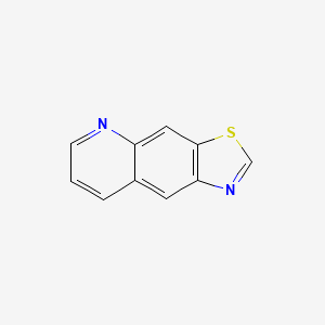 molecular formula C10H6N2S B14753027 [1,3]Thiazolo[4,5-G]quinoline CAS No. 269-25-0