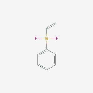 molecular formula C8H8F2Si B14753039 Ethenyl(difluoro)phenylsilane CAS No. 651-01-4