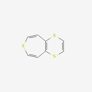 molecular formula C8H6S3 B14753049 [1,4]Dithiino[2,3-d]thiepine CAS No. 265-31-6
