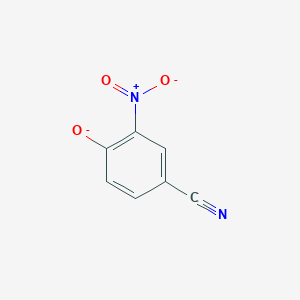 molecular formula C7H3N2O3- B14753056 4-Cyano-2-nitrophenolate 
