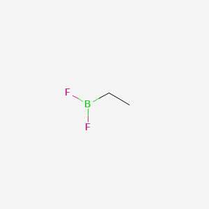 molecular formula C2H5BF2 B14753093 Ethylidifluoroborane CAS No. 430-41-1