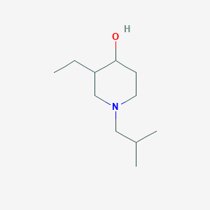 3-Ethyl-1-isobutylpiperidin-4-ol