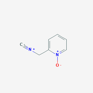 molecular formula C7H6N2O B14753116 Pyridine, 2-(isocyanomethyl)-, 1-oxide 