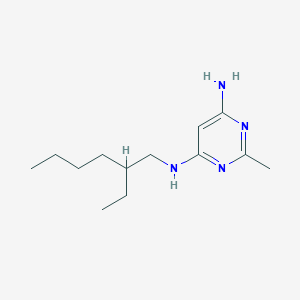 N4-(2-ethylhexyl)-2-methylpyrimidine-4,6-diamine