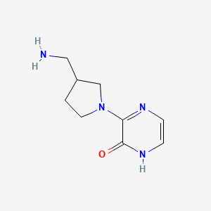 3-(3-(aminomethyl)pyrrolidin-1-yl)pyrazin-2(1H)-one