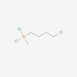 molecular formula C5H11Cl3Si B14753184 Dichloro(4-chlorobutyl)methylsilane CAS No. 1591-21-5