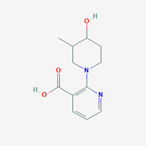2-(4-Hydroxy-3-methylpiperidin-1-yl)nicotinic acid