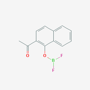 molecular formula C12H9BF2O2 B14753211 Ethanone, 1-[1-[(difluoroboryl)oxy]-2-naphthalenyl]- CAS No. 2367-23-9
