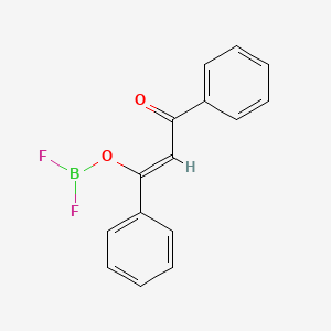 molecular formula C15H11BF2O2 B14753236 Boron dibenzoylmethane difluoride CAS No. 397-85-3