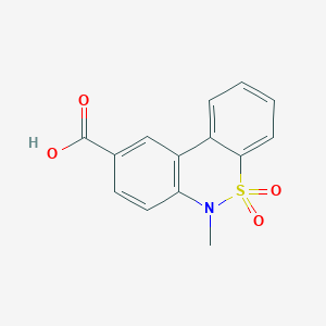 6-Methyl-6H-dibenzo[c,e][1,2]thiazine-9-carboxylic acid 5,5-dioxide