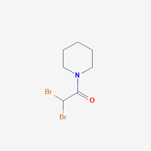 molecular formula C7H11Br2NO B14753243 Piperidine, 1-(dibromoacetyl)- CAS No. 2296-54-0